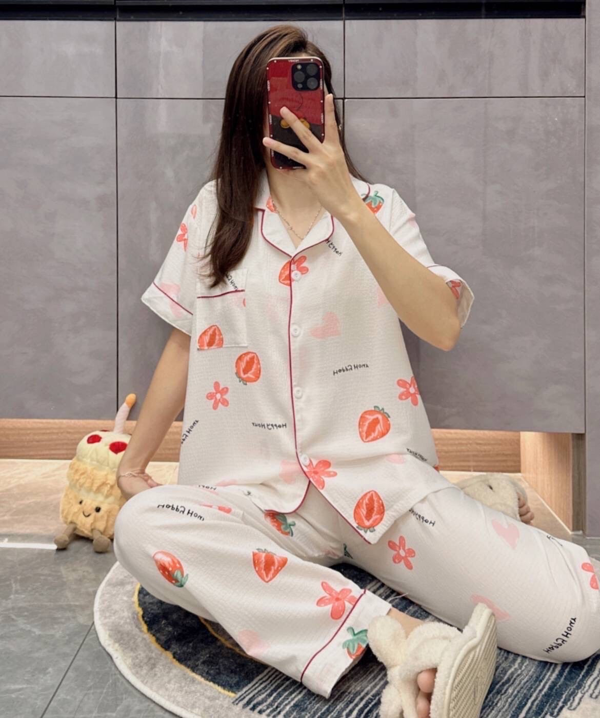 Strawberry Pajama Set