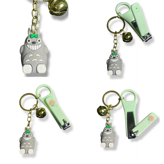 Adorable Totoro Nail Clipper Keychain: Your Pocket-Sized Manicure Companion!