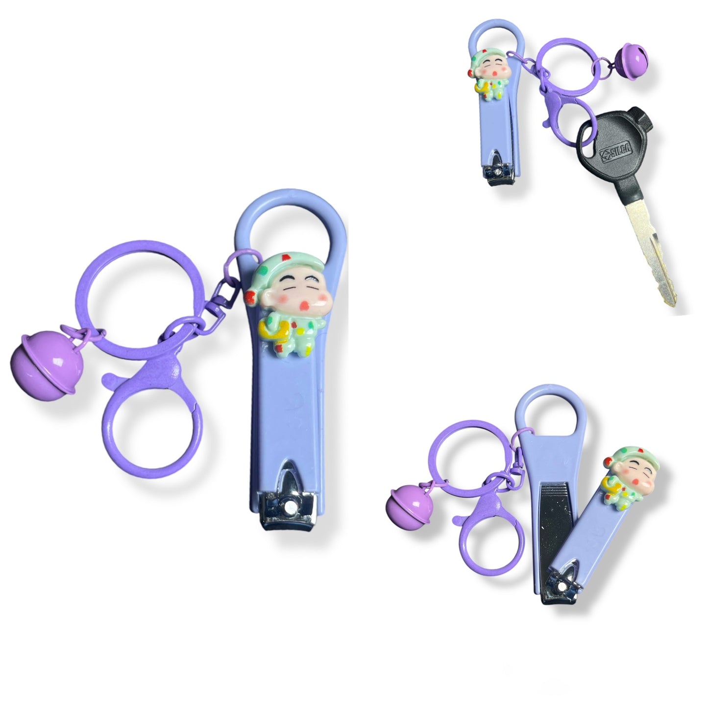 Adorable Cartoon Nail Clipper Keychain - Your Everyday Essential with a Touch of Whimsy