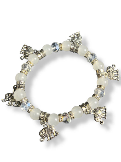 Exquisite Elephant Charm Bracelet