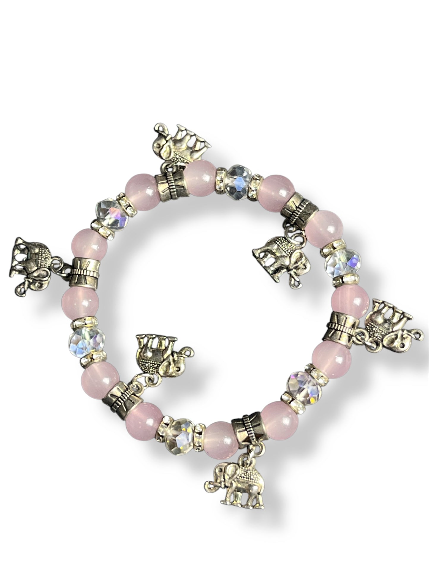 Exquisite Elephant Charm Bracelet